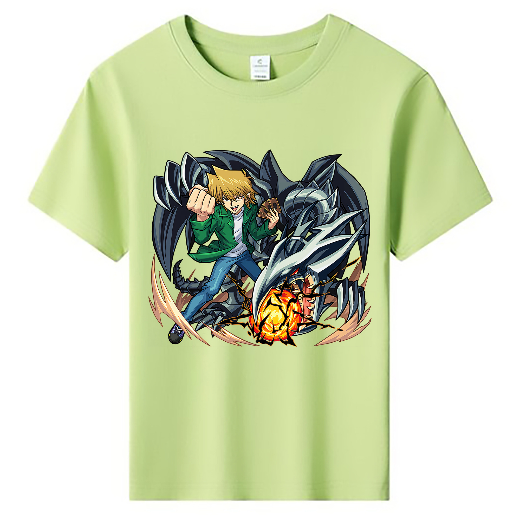 （画像用） 遊☆戯☆王 Yu-Gi-Oh! 綿100％キッズTシャツ（フロントプリント）